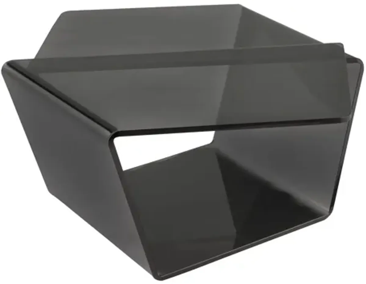 Soar Tinted Bent Glass Cocktail Table