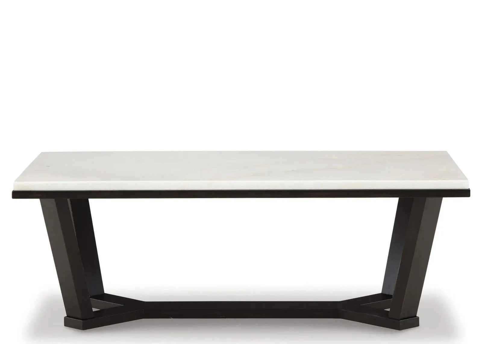 Fostead Coffee Table in White/Espresso by Ashley Express