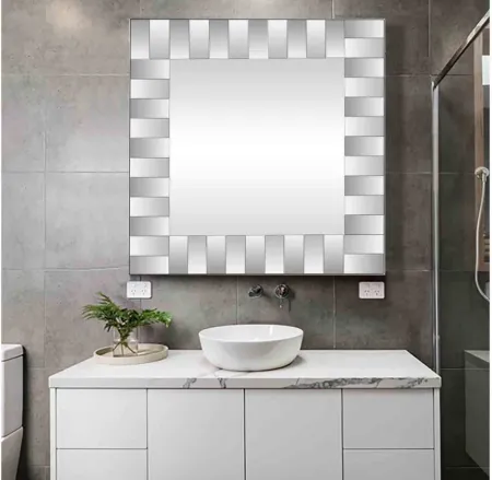 Rialto Wall Mirror in Clear by CAMDEN ISLE