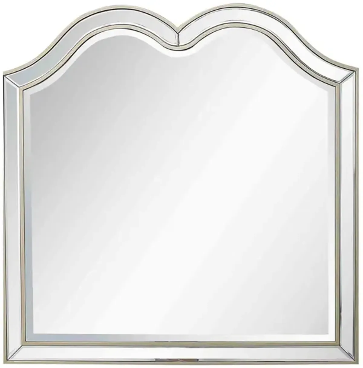 Marilyn Wall Mirror in Champagne by CAMDEN ISLE