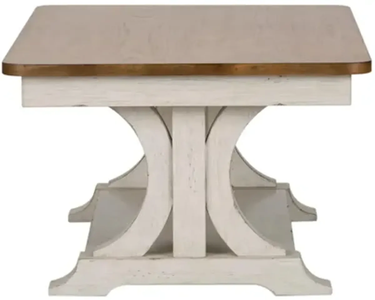 Farmhouse Reimagined Rectangular Coffee Table