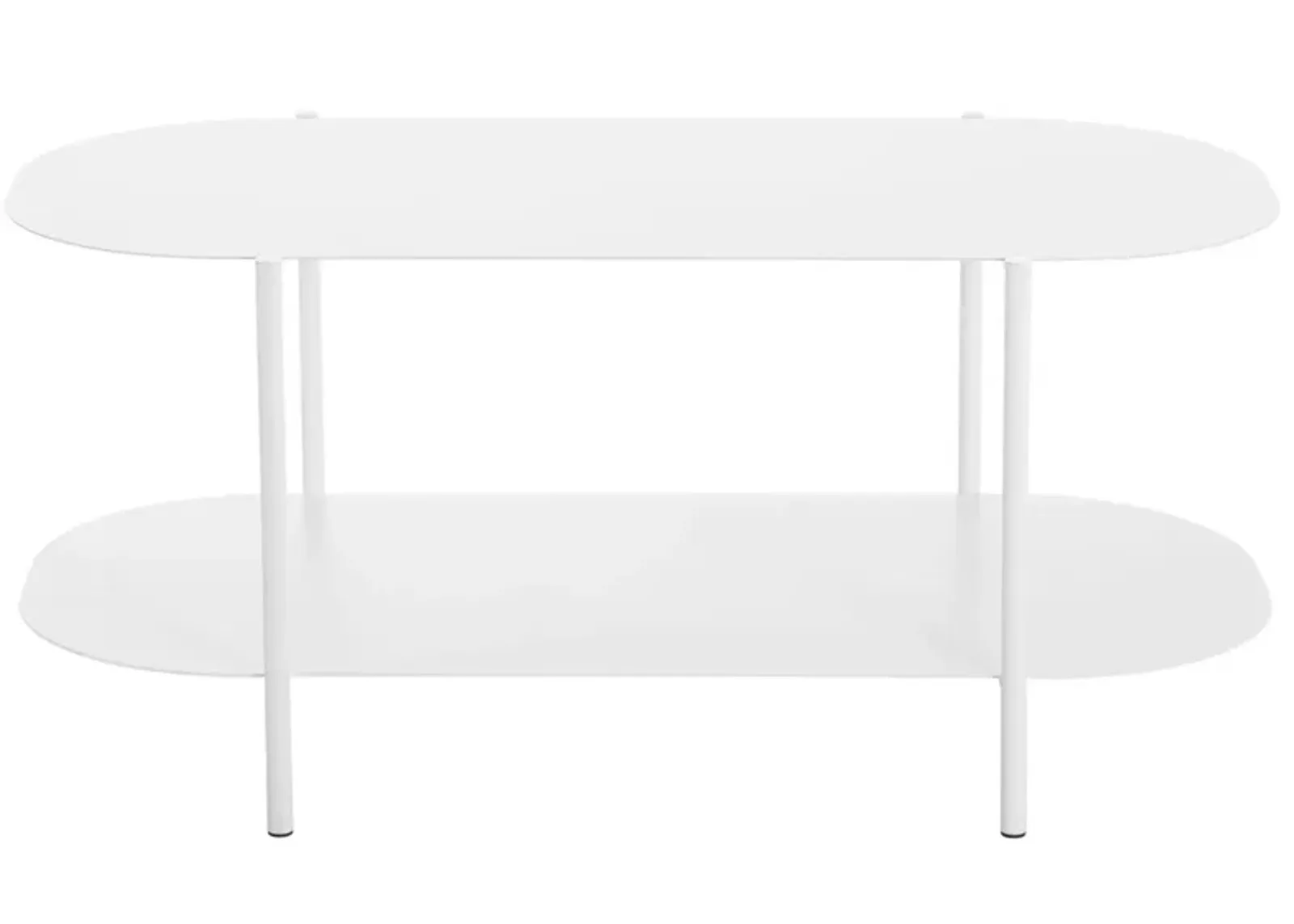 Pullman Coffee Table in White by Zuo Modern