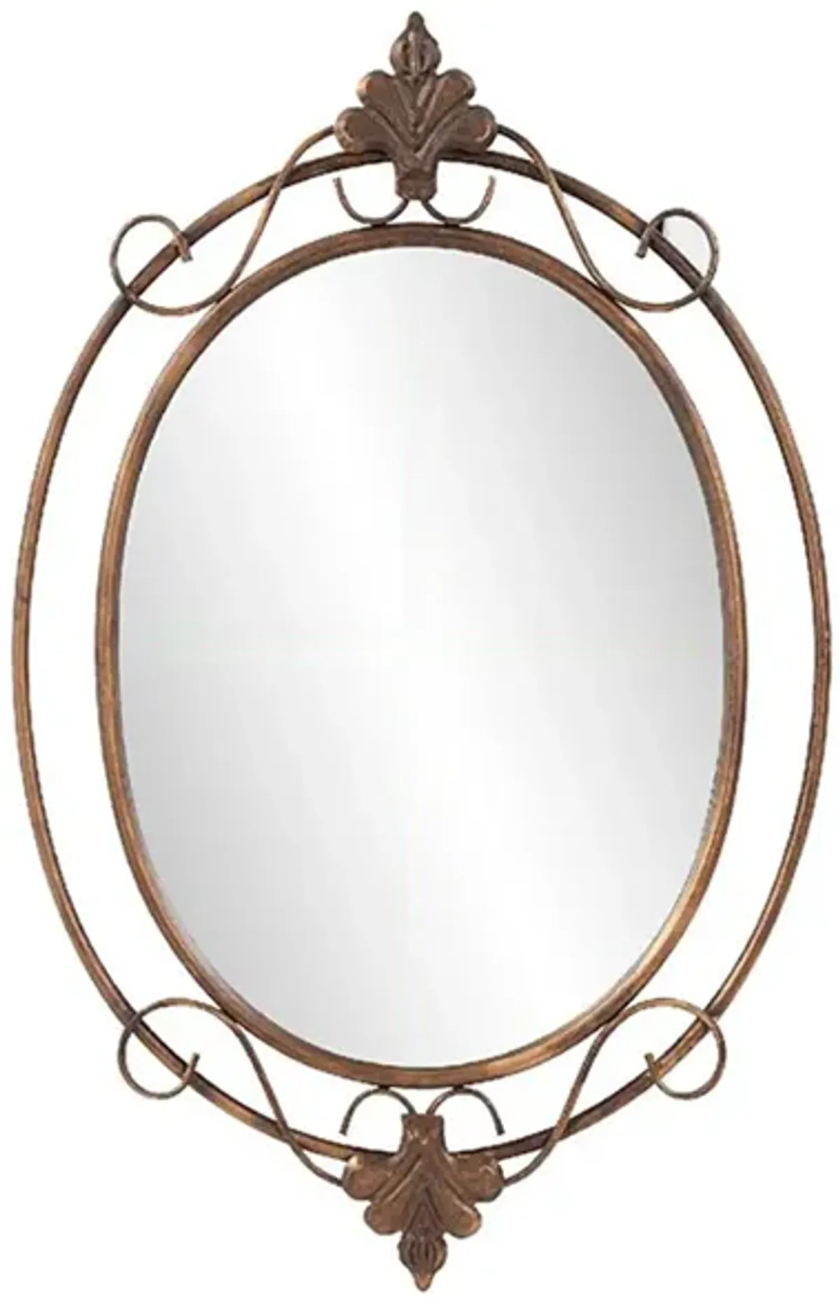 The Gerard Mirror in Antiqued Copper by Howard Elliott Collection