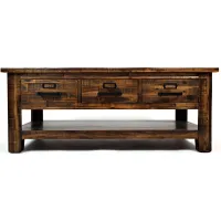 Cannon Valley Coffee Table with Drawers in Sonoma Creek by Jofran