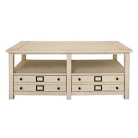 Norwood Rectangular Cocktail Table in Country White by Riverside Furniture