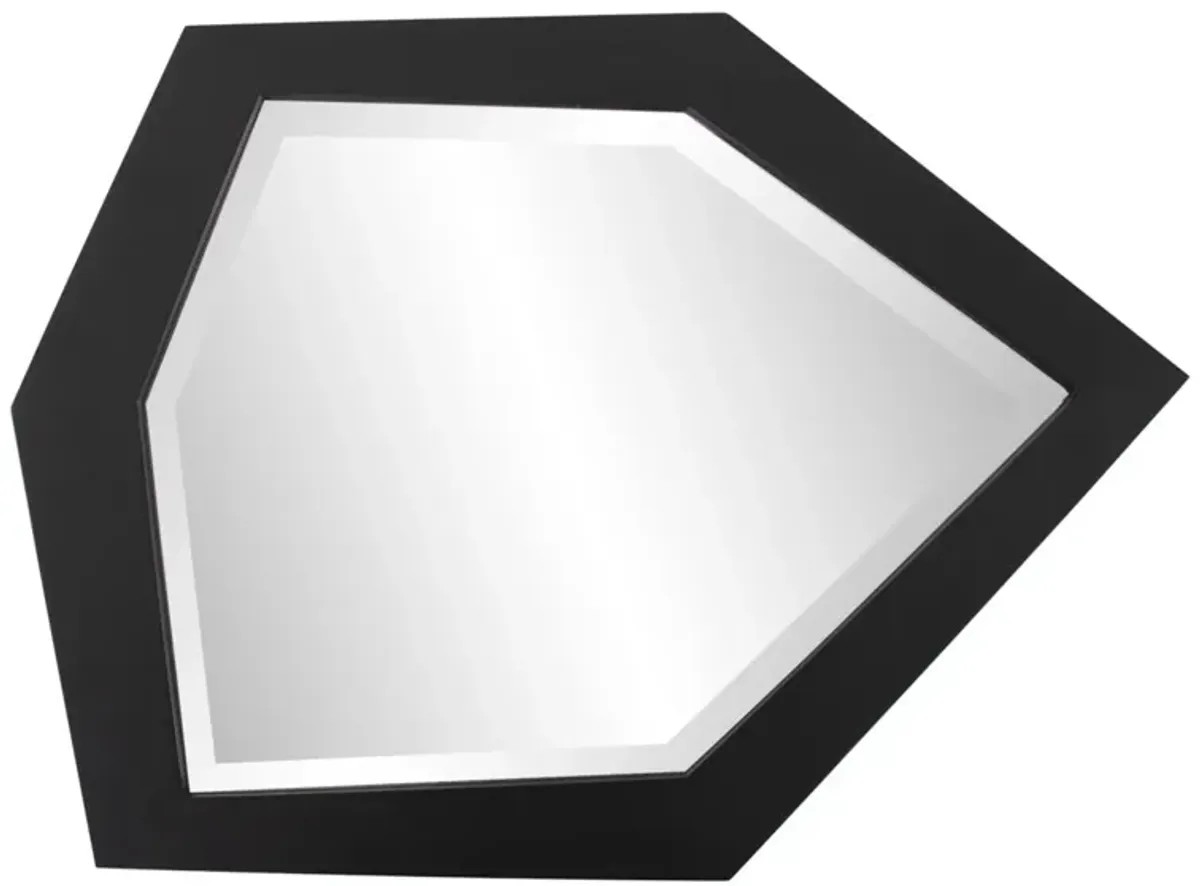 Abrams Mirror in Matte Black by Howard Elliott Collection