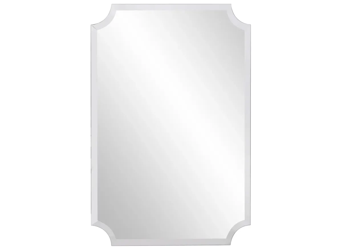 Scallop Frameless Mirror