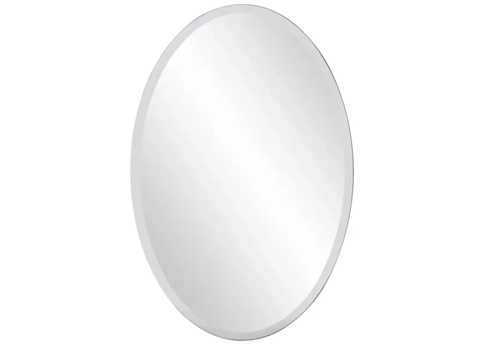 Nicky Oval Mirror in Mirror by Howard Elliott Collection