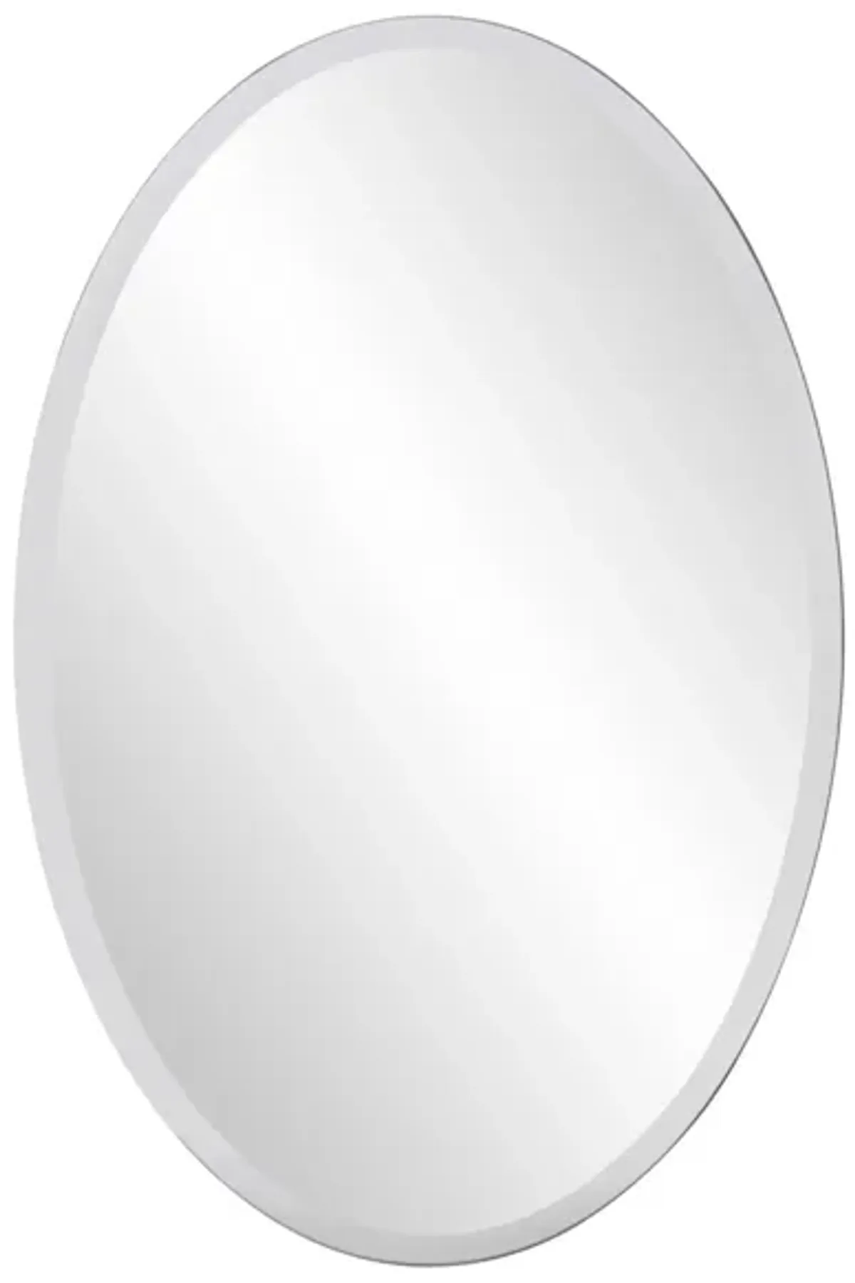 Nicky Oval Mirror in Mirror by Howard Elliott Collection