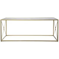 Fisher Cocktail Table in Gold by SEI Furniture