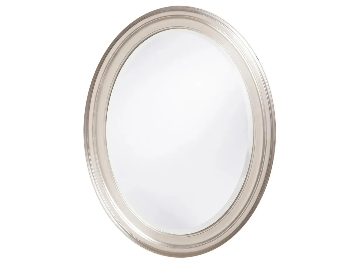 George Mirror in Bright Silver by Howard Elliott Collection