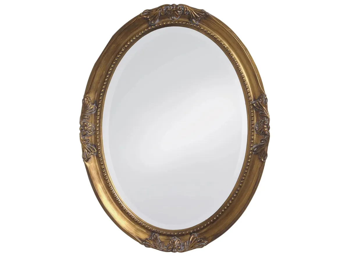 Queen Ann Mirror in Antique Gold by Howard Elliott Collection