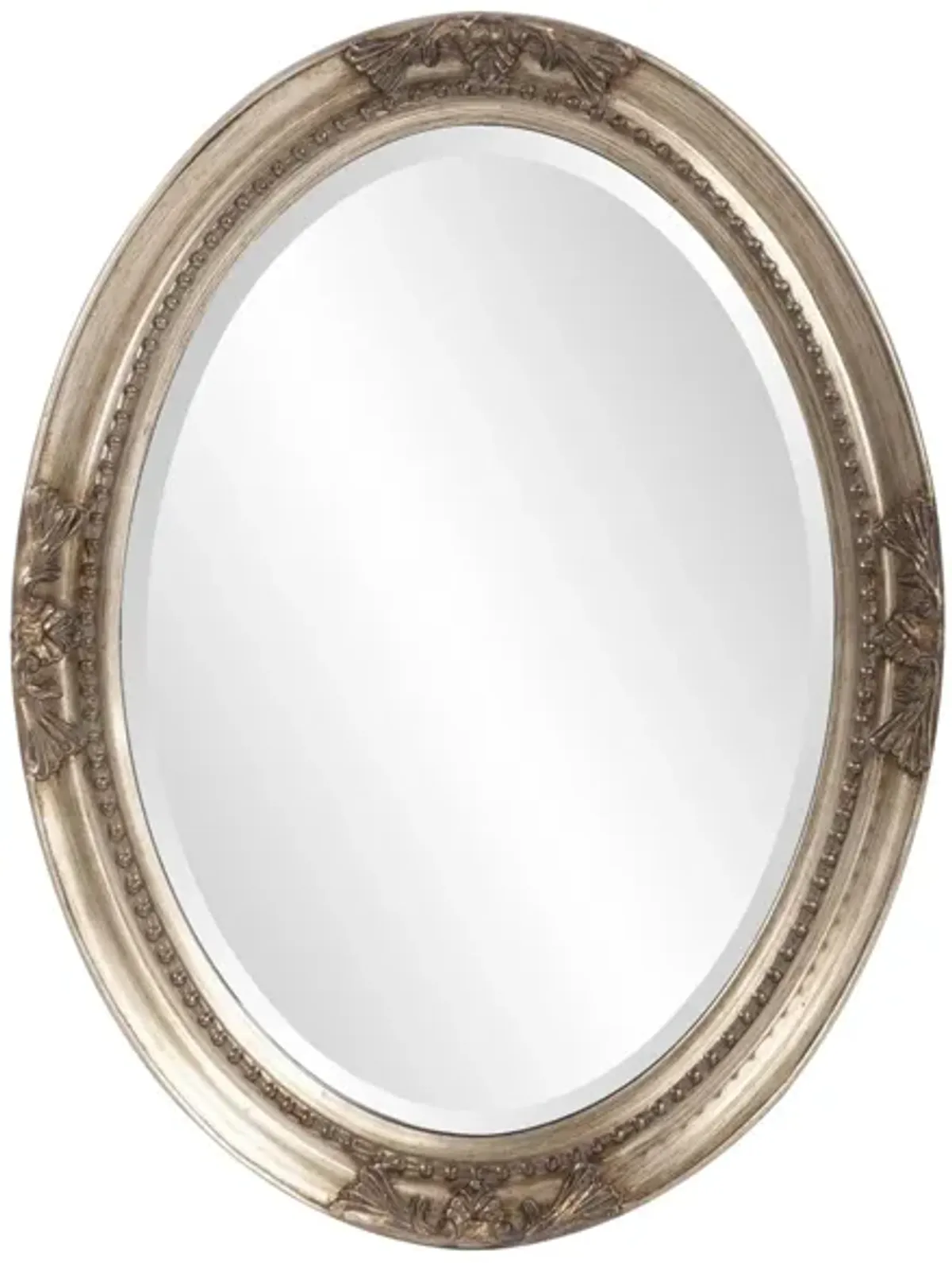 Queen Ann Mirror in Antique Silver by Howard Elliott Collection