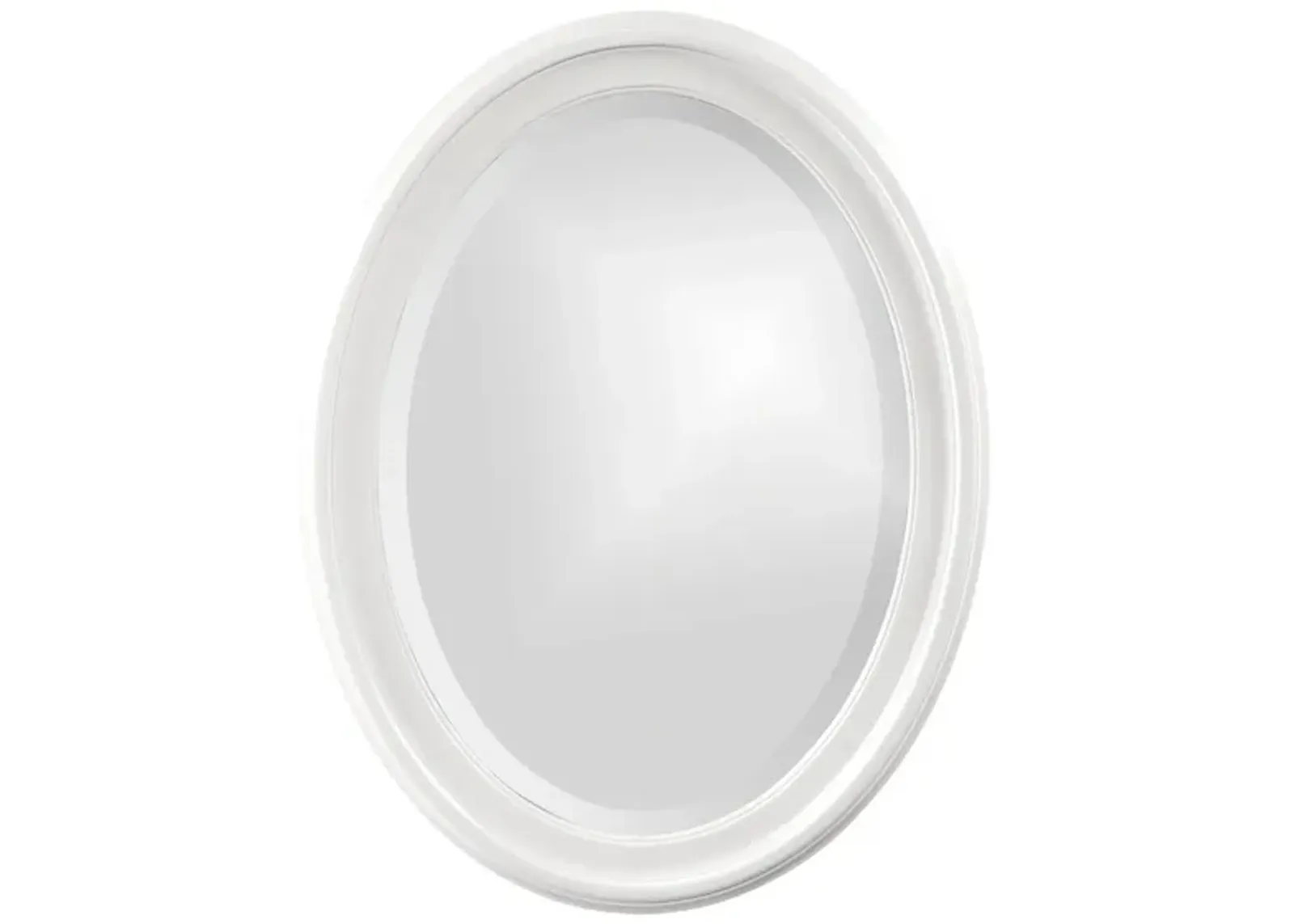 George Mirror in Matte White by Howard Elliott Collection