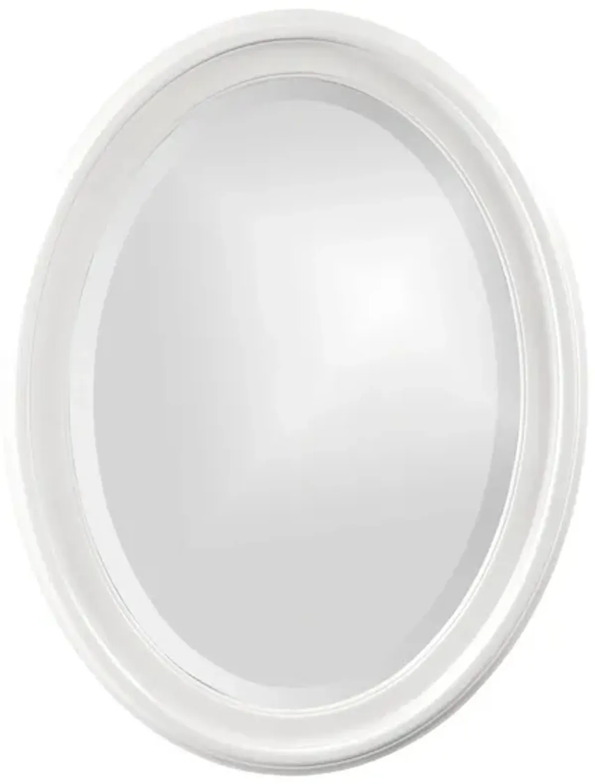 George Mirror in Matte White by Howard Elliott Collection