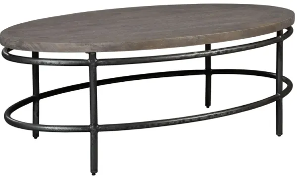 Sedona Gray Oval Coffee Table