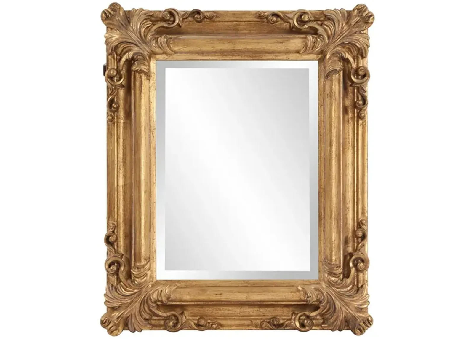 Edwin Mirror in Gold by Howard Elliott Collection