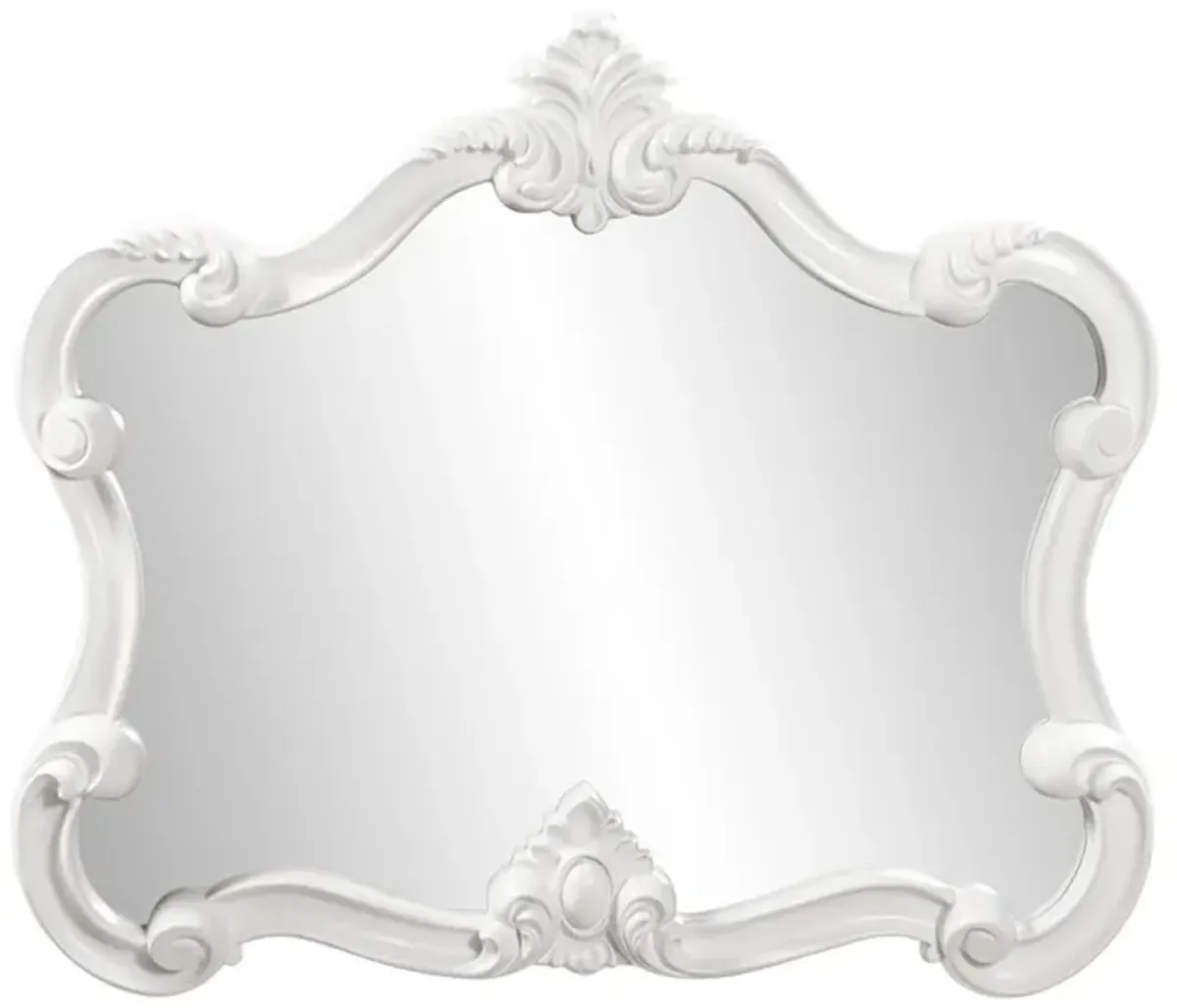 Veruca Mirror in White by Howard Elliott Collection