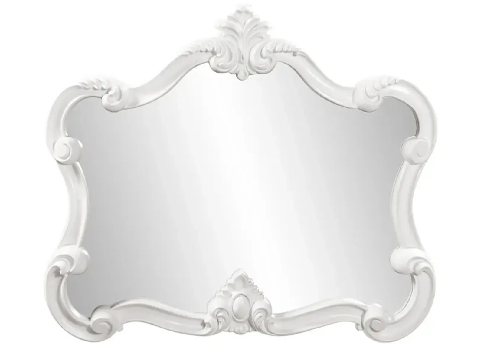 Veruca Mirror in White by Howard Elliott Collection