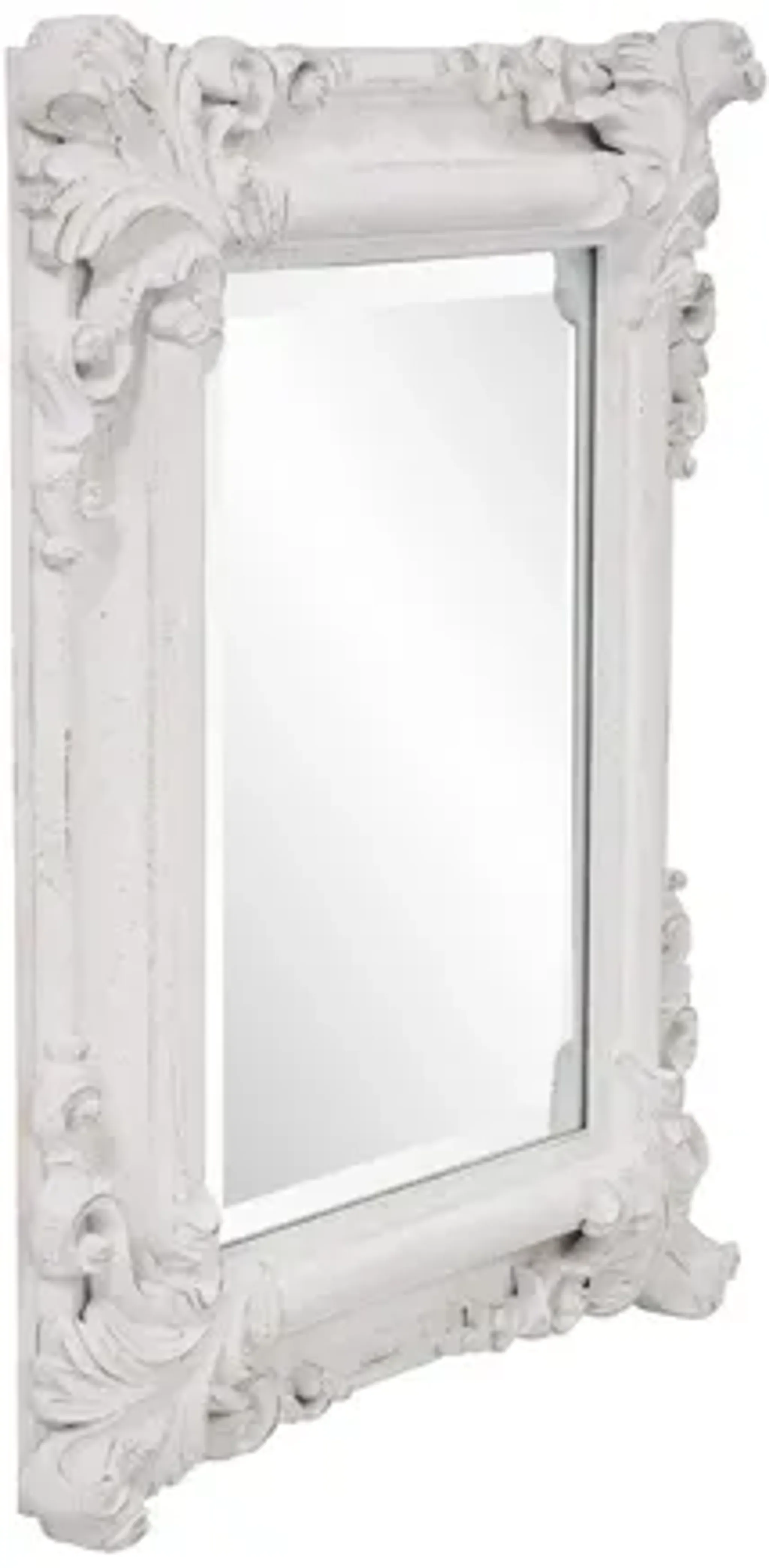 Edwin Mirror In White By Howard Elliott Collection Raymour And Flanigan ...