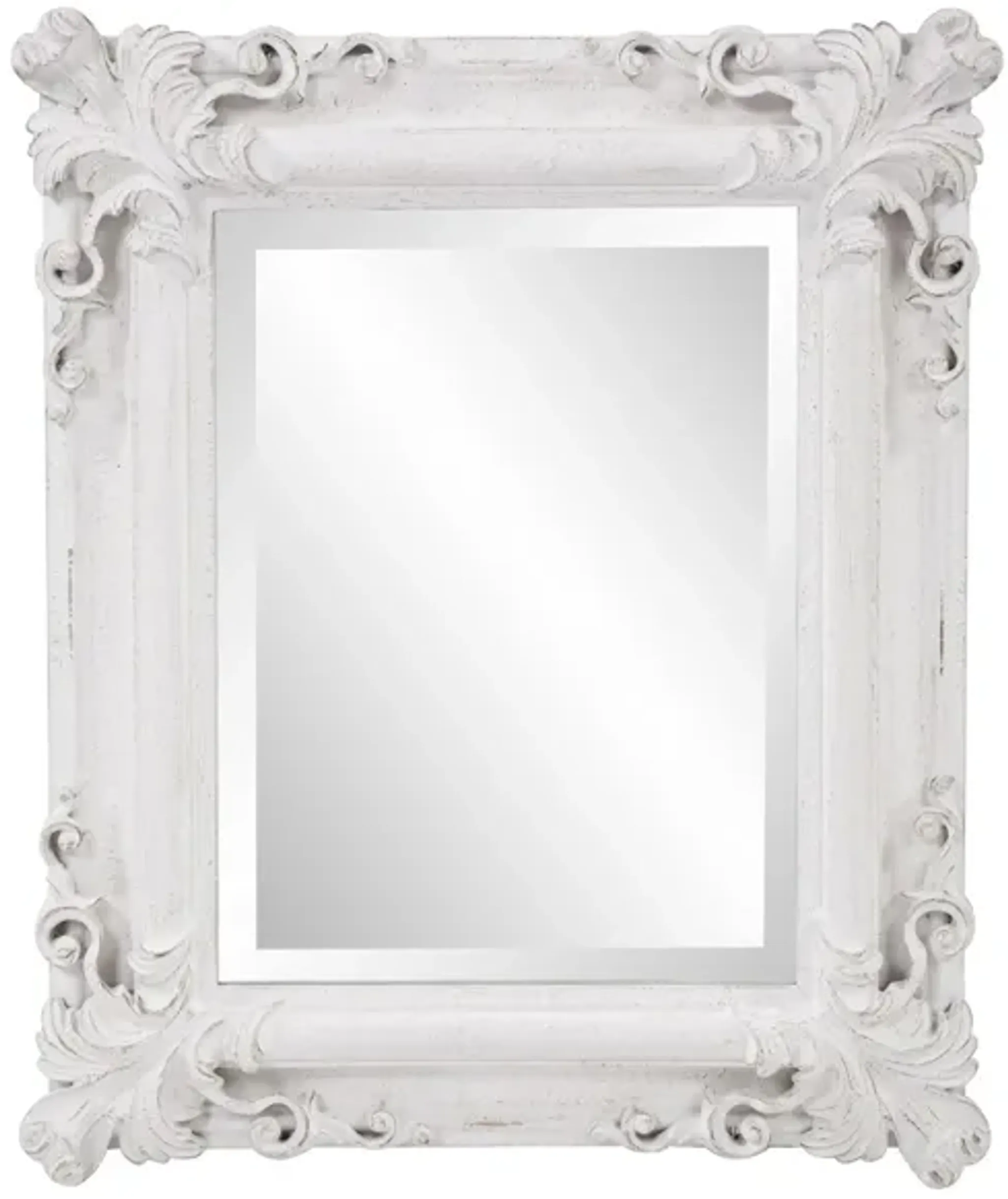 Edwin Mirror In White By Howard Elliott Collection Raymour And Flanigan ...