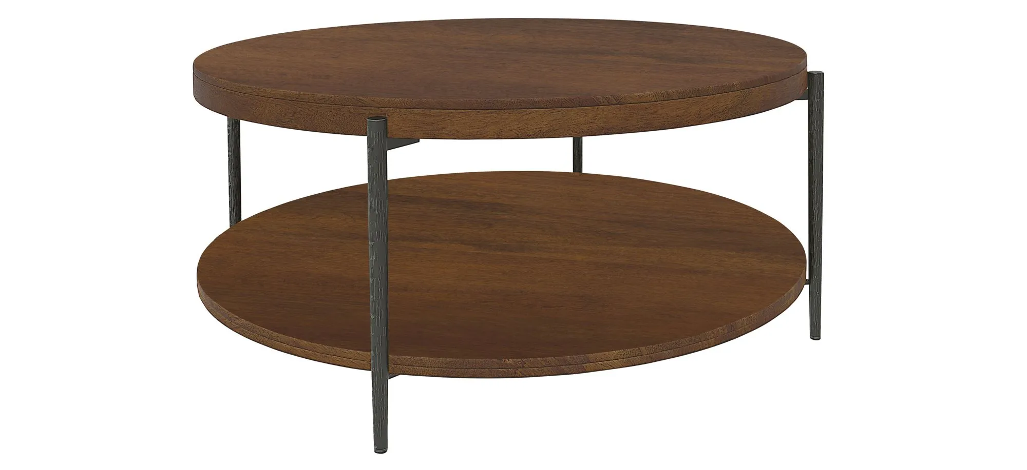 Bedford Park Round Coffee Table in TOBACCO by Hekman Furniture Company