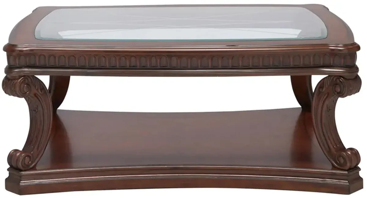 Palazzo Cocktail Table w/ Casters