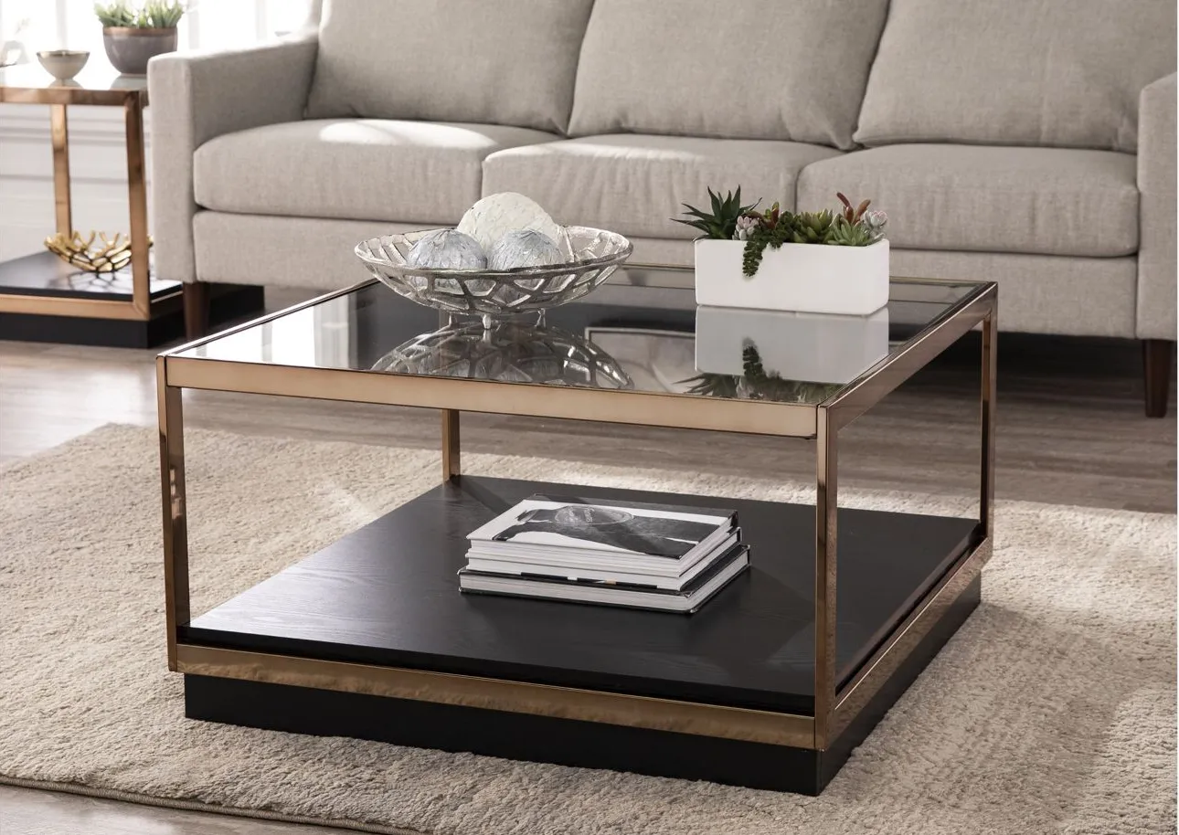 Bedfordshire Square Cocktail Table in Champagne by SEI Furniture