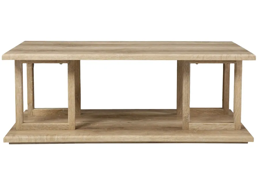 Woodby Cocktail Table in Natural by SEI Furniture