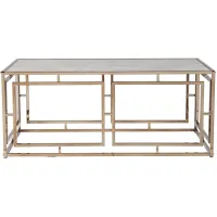 Barcroft Cocktail Table in Champagne by SEI Furniture