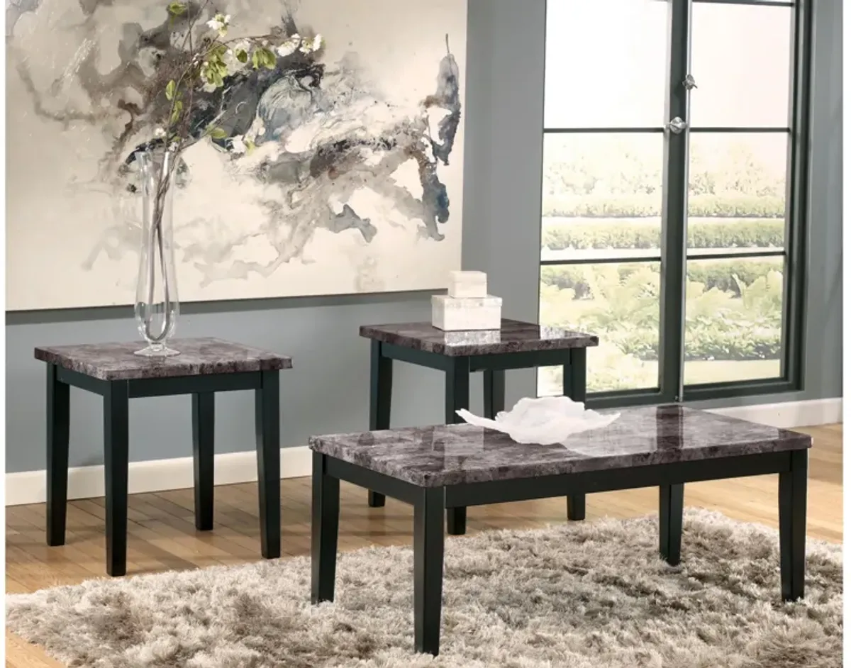 Alloy 3-pc. Occasional Tables in Black by Ashley Furniture