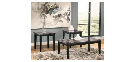 Alloy 3-pc. Occasional Tables in Black by Ashley Furniture