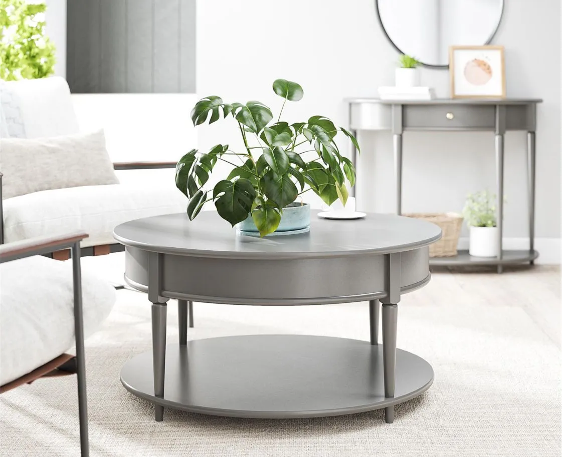 Aurora Home Coffee Table in Gray by DOREL HOME FURNISHINGS