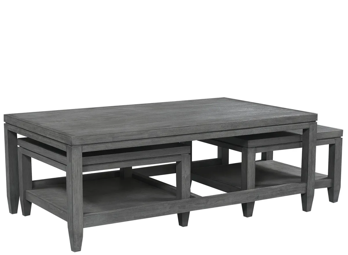 Preston Nesting Cocktail Table in Urbane Grey by Aspen Home