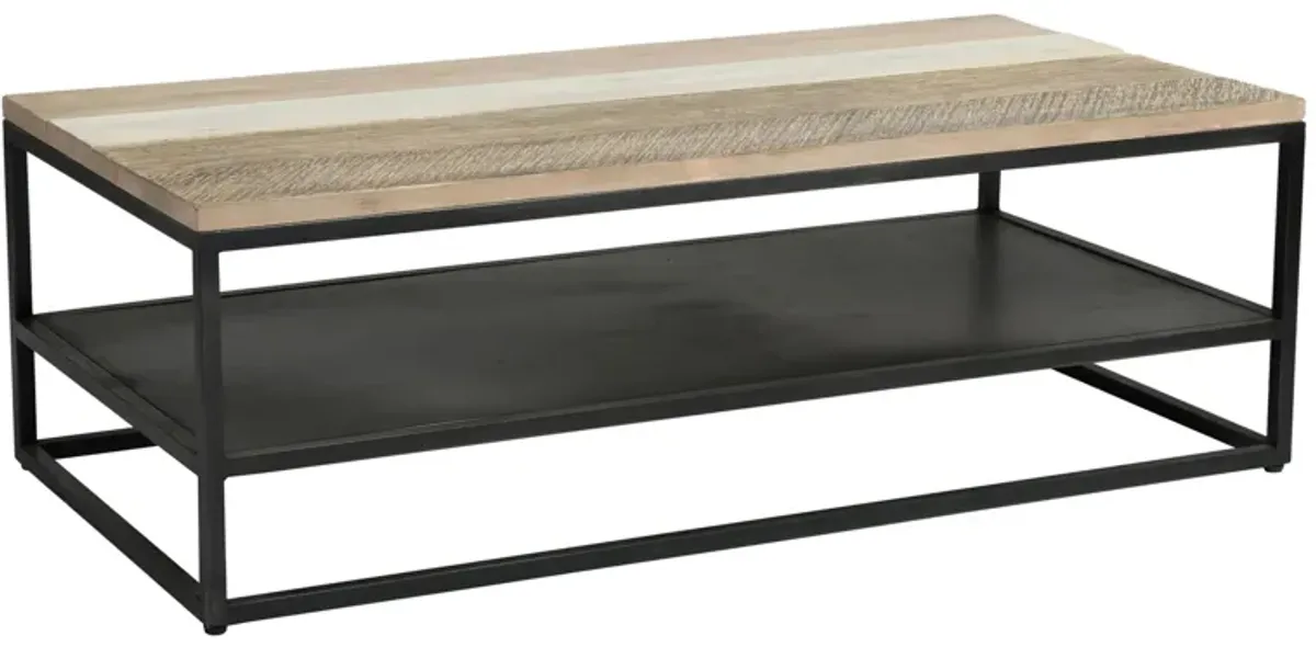 Metro Havana Coffee Table in Brown, White by LH Imports Ltd