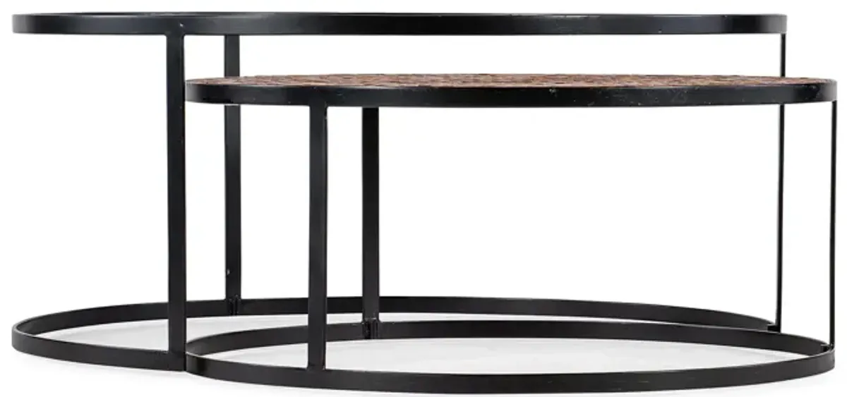 Commerce & Market Chatham Nesting Cocktail Table in Blacks by Hooker Furniture