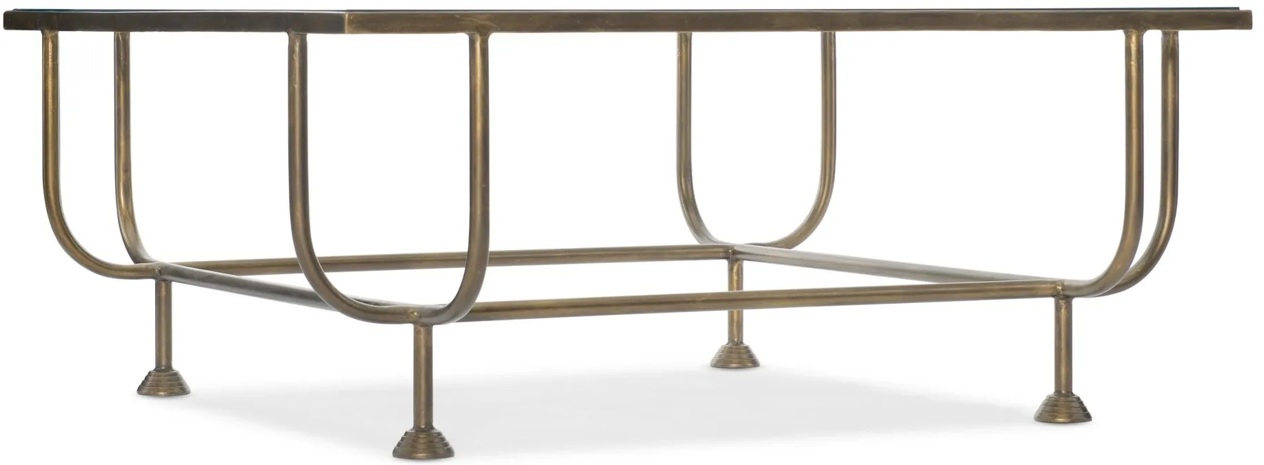 Commerce & Market Kiara Square Cocktail Table in Golds by Hooker Furniture