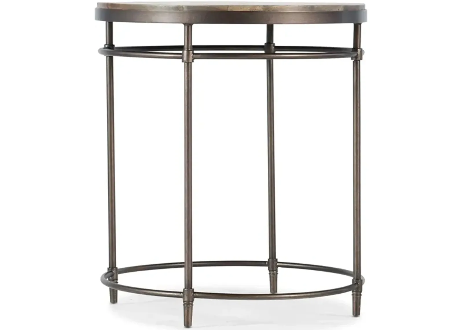 St. Armand Round End Table in Brown by Hooker Furniture