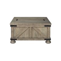 Aldwin Square Cocktail Table in Gray by Ashley Furniture