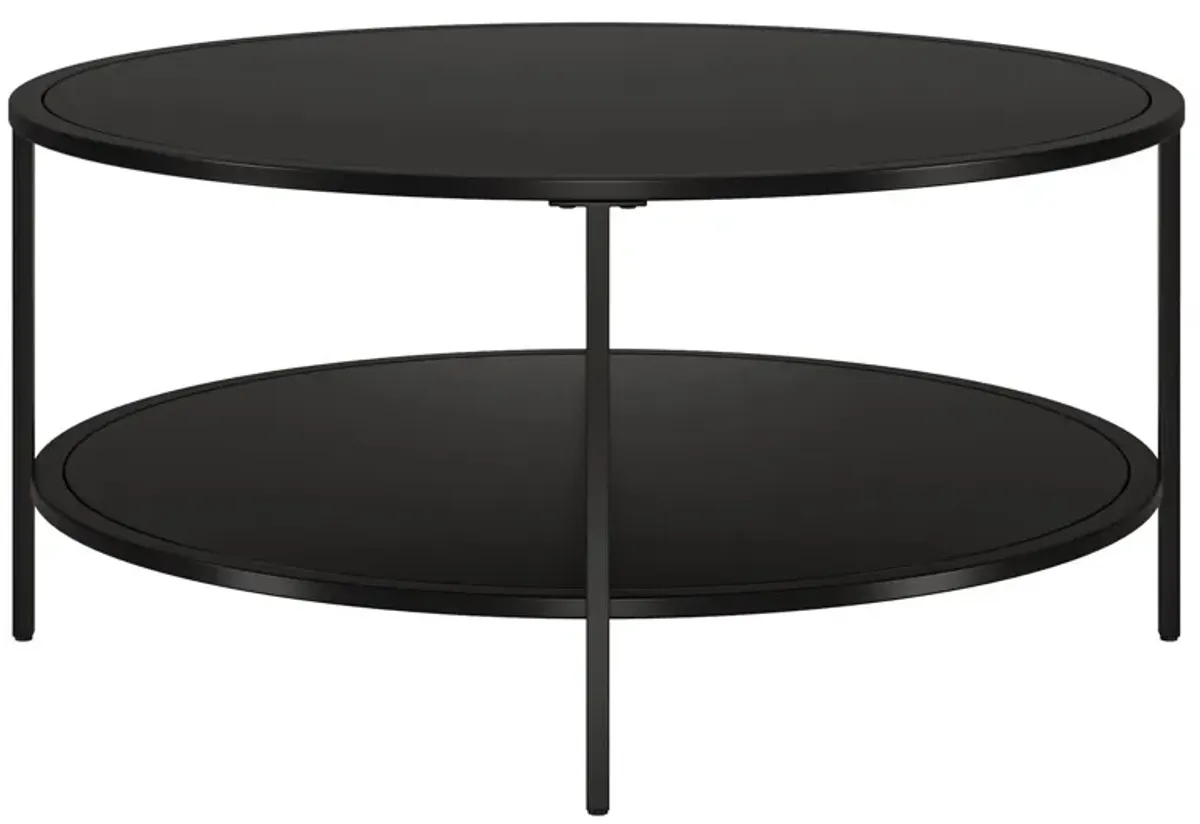 Sivil Coffee Table in Blackened Bronze by Hudson & Canal