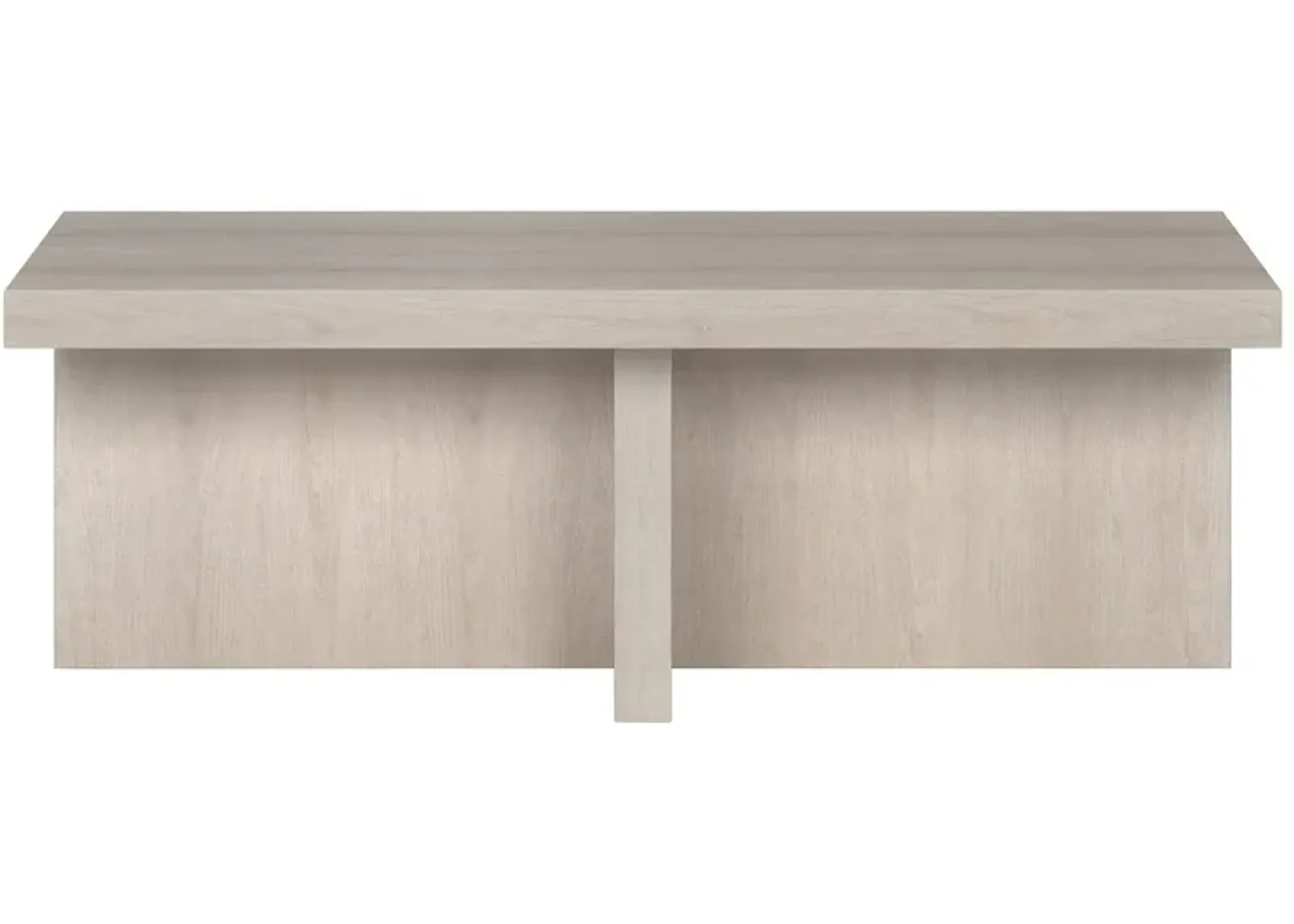 Elna Coffee Table in Alder White by Hudson & Canal