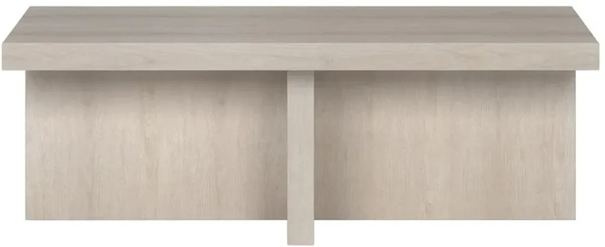 Elna Coffee Table in Alder White by Hudson & Canal