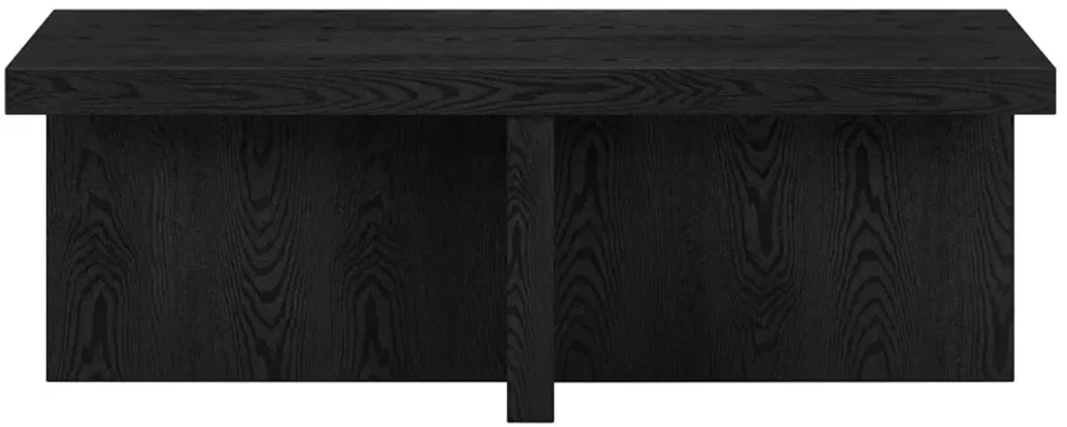 Elna Coffee Table in Black Grain by Hudson & Canal