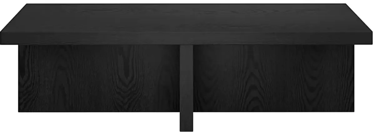 Elna Coffee Table in Black Grain by Hudson & Canal