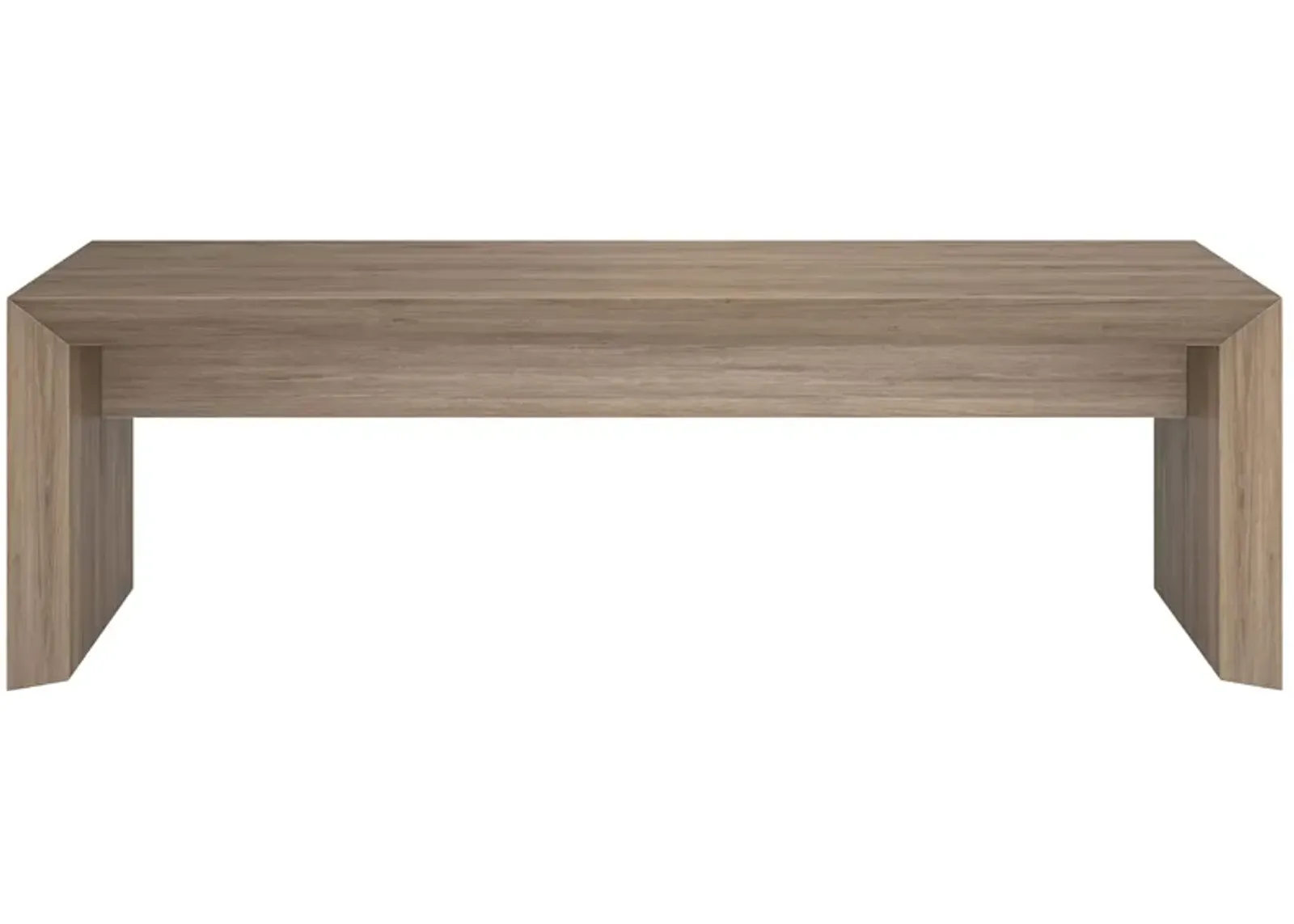 Oswin Coffee Table in Antiqued Gray Oak by Hudson & Canal