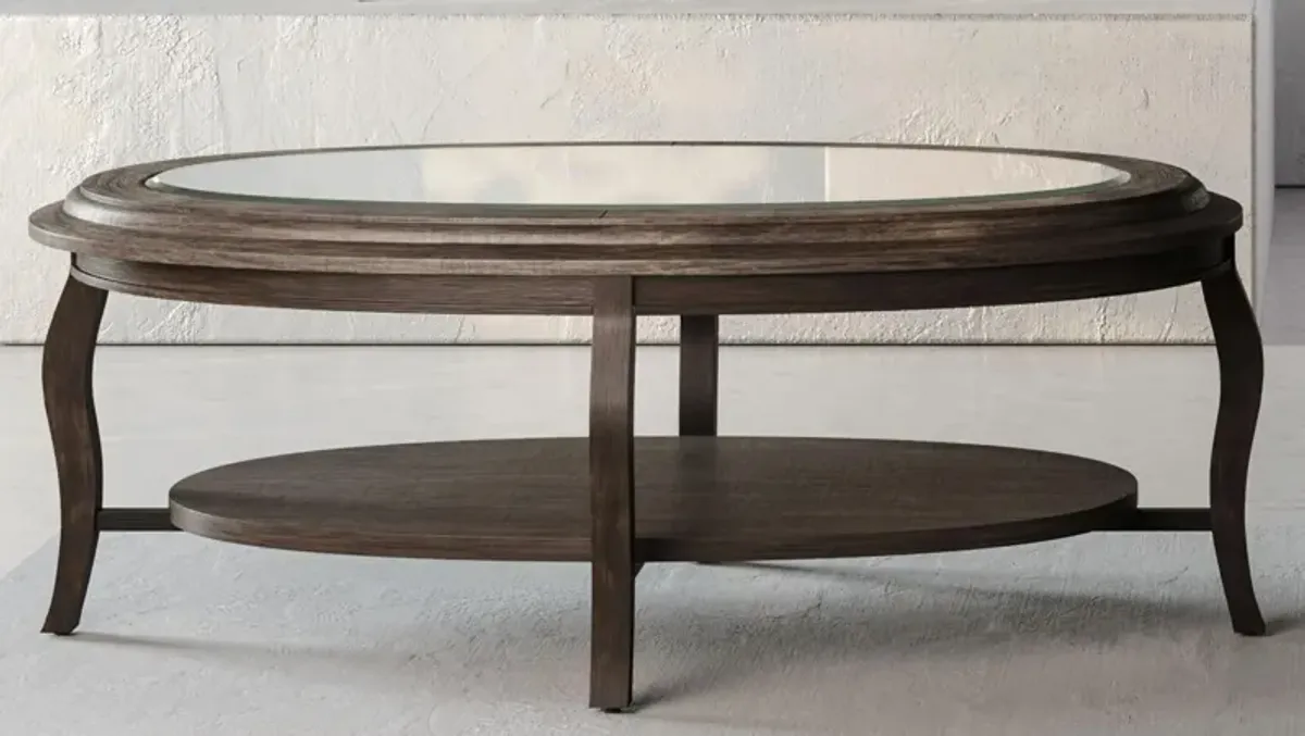 Renson Oval Cocktail Table