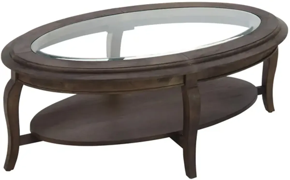 Renson Oval Cocktail Table