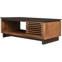 Reah Cocktail Table in Bourbon and Black by Legends Furniture