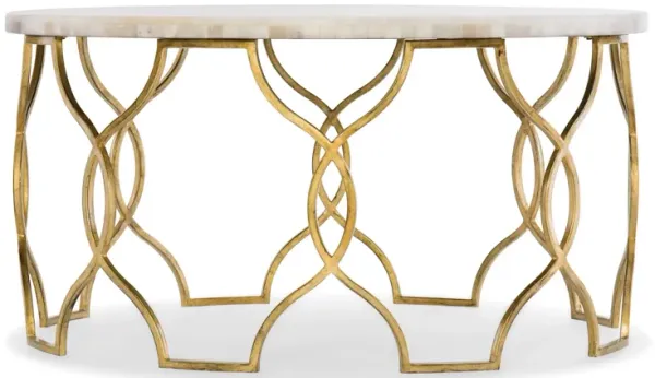 Melange Corrina Round Cocktail Table