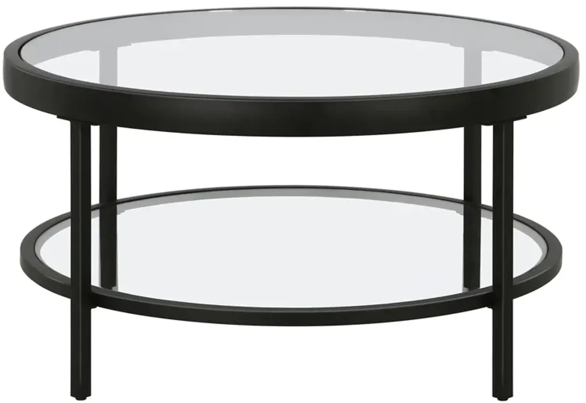 Laney Coffee Table in Blackened Bronze by Hudson & Canal